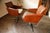 This distinctive pair of swivel armchairs was manufactured in East Germany during the 1970s. Their design reflects the...