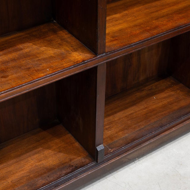 Wood Early 20th C. Mahogany Glass Door Cabinet c.1920-1940 For Sale - Image 7 of 10