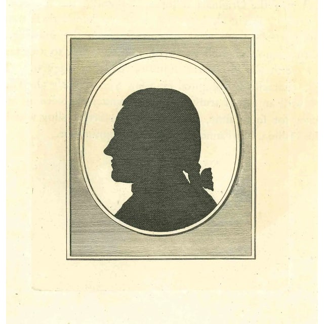 The Physiognomy - The Profile is an original etching artwork realized by Thomas Holloway for Johann Caspar Lavater's...