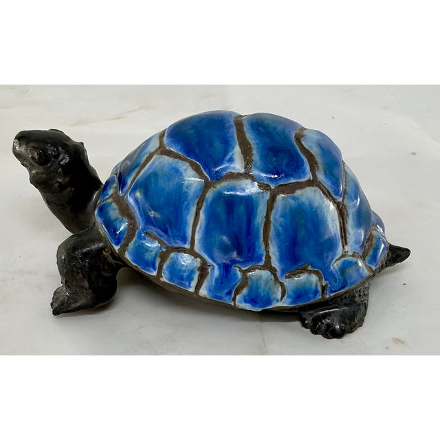 Realism Vintage Ceramic Turtle Figurine by Anderson Design Studio For Sale - Image 3 of 12