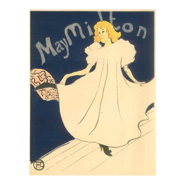 May Milton - Original Litho After H. de Toulouse-Lautrec 1951 For Sale