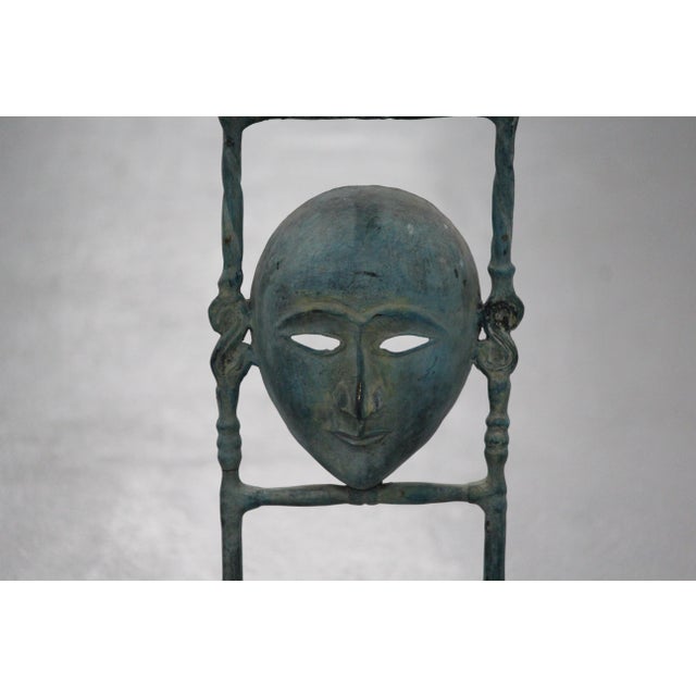 Figurative Mask Candleholder, 1970s For Sale - Image 9 of 18
