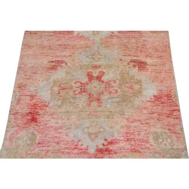 Turkish Vintage Turkish Anatolian Hand Knotted Wool Rug, 3'x12' For Sale - Image 3 of 4