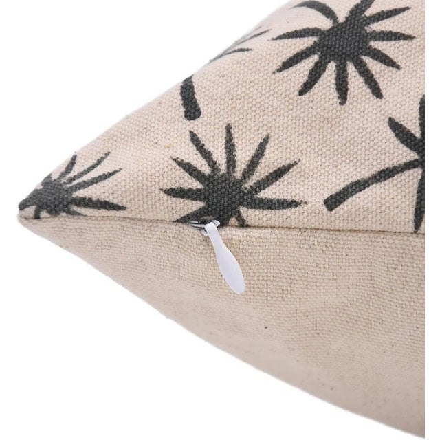 Art Deco Fabdivine Traditional Block Print Pillow Cover 12x20 Inch Duck Canvas For Sale - Image 3 of 4