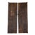18th Century Carved Wooden Stained Doors - Set of 2 For Sale