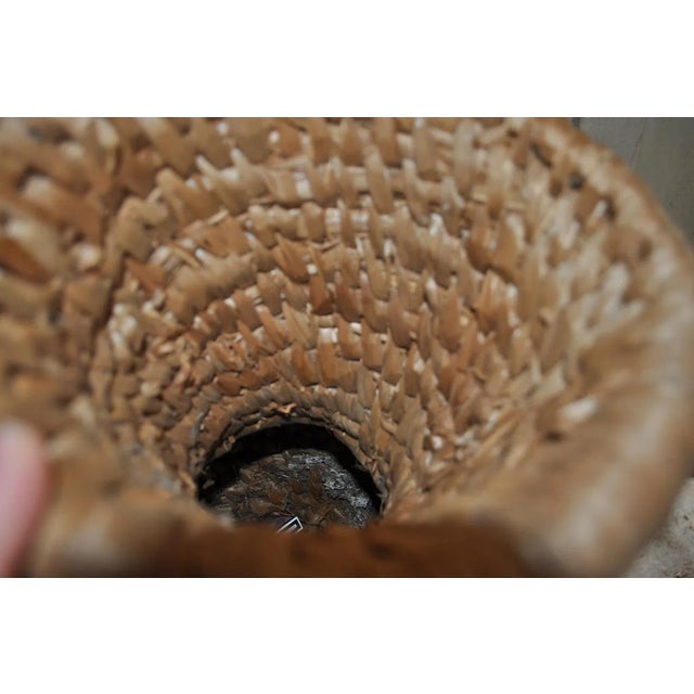 Raffia Vase, 1940s For Sale - Image 6 of 8