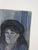 French Mid 20th Century Woman in Gray Painting For Sale - Image 3 of 9