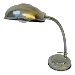 Industrial Table Lamp with Chrome-Plating, 1950s