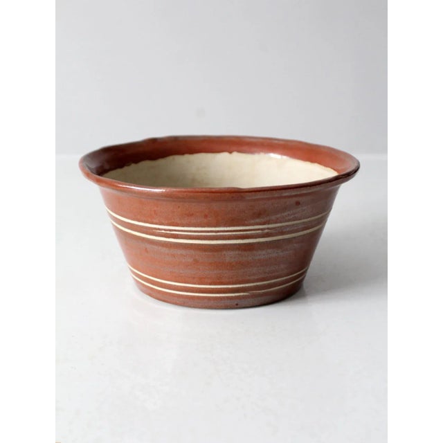 Vintage Studio Pottery Bowl For Sale - Image 4 of 9