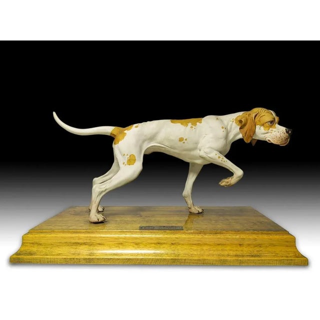 Ceramic Porcelain Pointer, Early 20th Century For Sale - Image 7 of 13