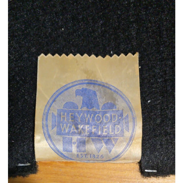 Brown Mid 20th Century 4 Piece Modular Adjustable Sectional Sofa by Heywood Wakefield Newly Reupholstered For Sale - Image 8 of 8