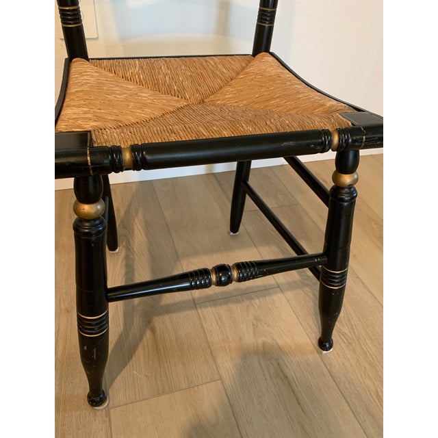 1940s Hitchcock Harvest Dining Chairs - A Pair For Sale - Image 6 of 7