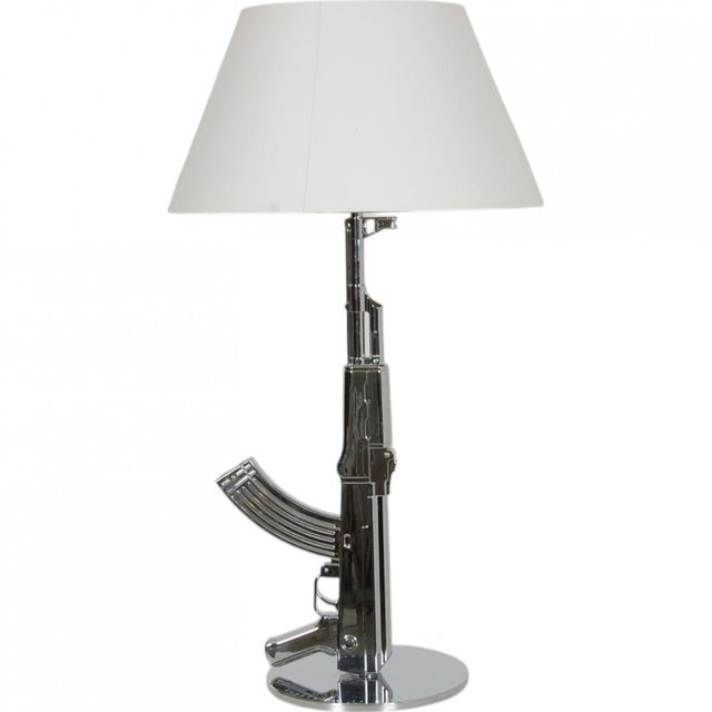 AK-47 Table Lamp in Chrome from Philippe Starck For Sale - Image 3 of 10
