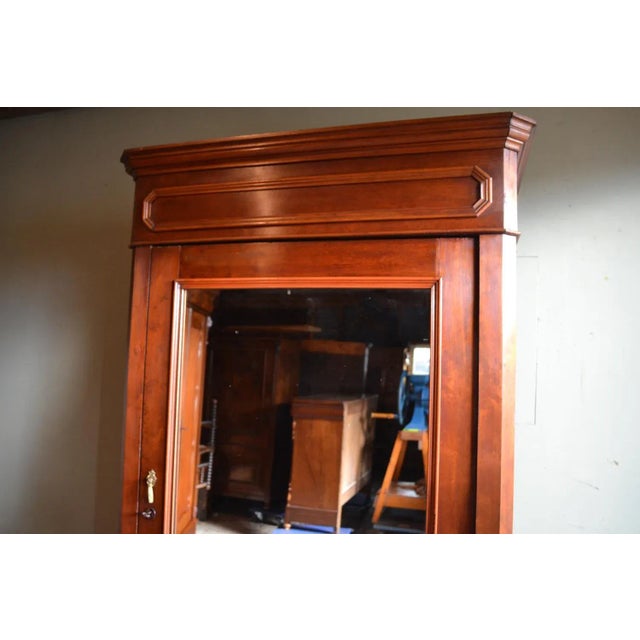 Late 19th Century Mahogany Mirror Cabinet, 1880s For Sale - Image 5 of 7