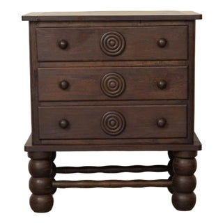 French Oak Dresser by Charles Dudouyt For Sale