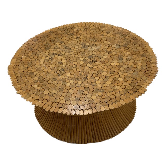 1970s Vintage Bamboos Coffee Table For Sale