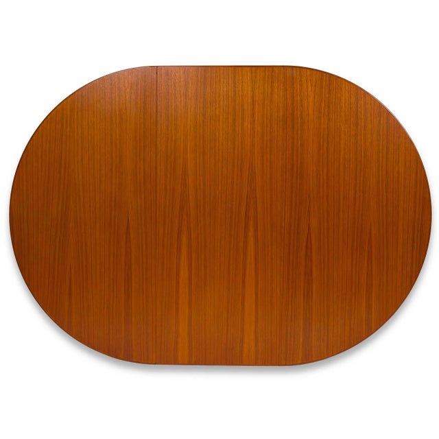 Wood Vintage Danish Mid-Century Gunni Omann Teak Dining Table Model #55 For Sale - Image 7 of 12