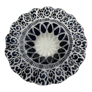1990s Rare Sydenstricker Ruffled Candy Dishes