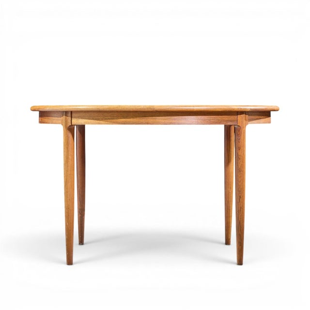 Mid 20th Century Jl Moller Mid Century Danish Rosewood Expanding Dining Table With 2 Leaves For Sale - Image 5 of 14