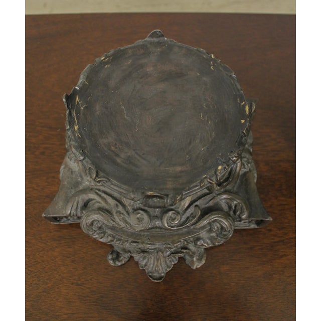 Bronze Base Lidded Crackle Finish Porcelain Vase For Sale - Image 12 of 13