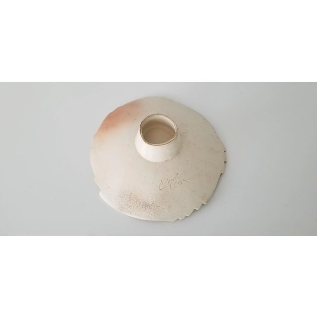 1990 Vintage J Koons Geometric Art Pedestal Bowl/Sold For Sale - Image 9 of 10