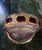 1920s 1920s Moser Art Deco Czech 24k Gold & Ruby Cabochon Crystal Pair of Ashtrays For Sale - Image 5 of 10