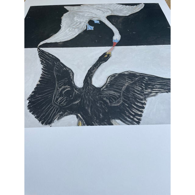 Hilma Af Klint (1862-1944), Svanen. Nr 1, 1915, Copyright Stiftwlsen Hilma Af Klints Verk 2022 Reproduction, Printed in Sweden For Sale - Image 16 of 18