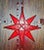 Moroccan 21st Century Large Handmade Frosty Red Moroccan Star Lantern For Sale - Image 3 of 6