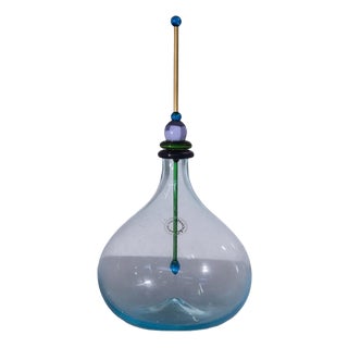 Murano Glass Bottle by V. Nason for Maestri Di Murano, 1980s For Sale