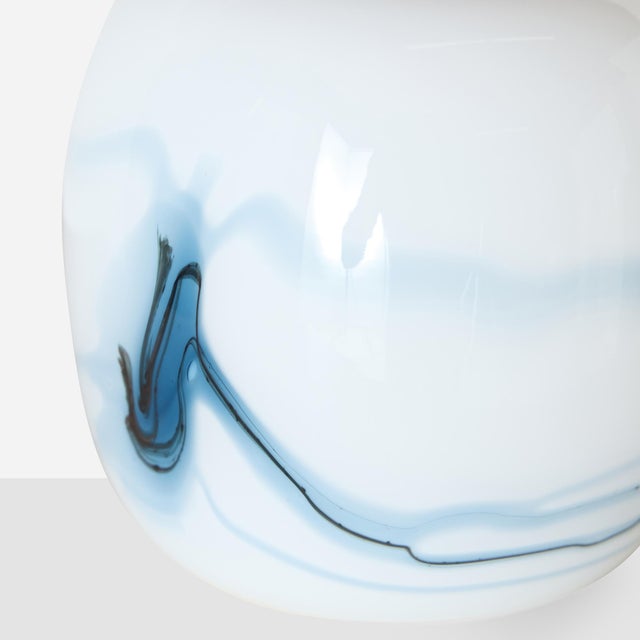 Glass Atlantis Vase by Michael Bang for Holmegaard For Sale - Image 7 of 9