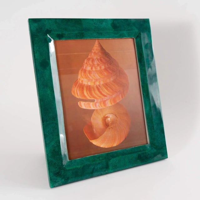 1980s Vintage Green Faux Marble Frame For Sale - Image 5 of 10