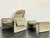 Vintage Lounge Chair in Leather and Ottoman in Suede Leather by Vittorio Introini, 1960s, Set of 2 For Sale - Image 11 of 18