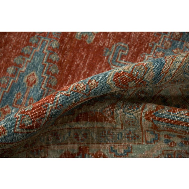 Traditional Vintage Distressed Veece Square Carpet - 6'6" x 7'1" For Sale - Image 3 of 10