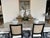 Port Elliot Italian White Lacquer Dining Table with Gold Accents w/ Leaf Extension White Lacquer Finish – Soft, durable,...