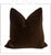 Contemporary Plush Italian Roast Mohair Pillows - A Pair For Sale - Image 3 of 4
