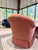 Set of Kravet Tufted Swivel Club Chairs With Matching Ottoman For Sale In New York - Image 6 of 12