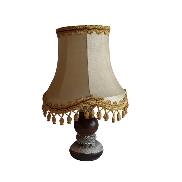 Vintage German Table Lamp, 1970s For Sale