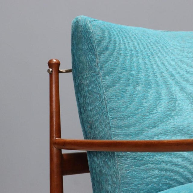 Vintage Teak Wood Armchair, 1960s For Sale - Image 5 of 11