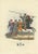 Knight and Archers, 1842, Paper For Sale