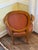 4-Piece French Louis XVI–Style Leather Seating Set — Settee & 3 Armchairs For Sale - Image 17 of 17