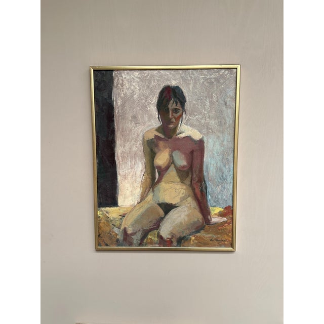 Ann Strömberg, Nude Study, Oil on Canvas, Framed For Sale - Image 14 of 18