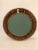 Round Wicker Framed Mirror For Sale - Image 9 of 10