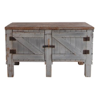 Vintage Workbench in Pine, 1920s For Sale