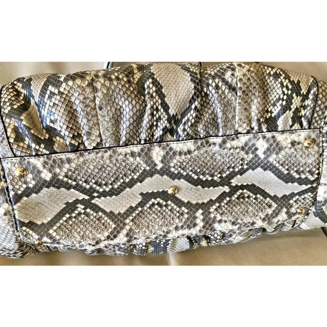 GUCCI レアバーキン Gucci Jackie Notte mini python bag in silver-toned | GUCCI® US