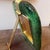 A Barovier Style Art Deco Green Murano Glass and Brass Italian Picture Frame For Sale - Image 9 of 11