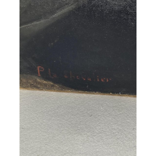 Large French Portrait, 19th Century, Oil on Canvas For Sale - Image 14 of 18