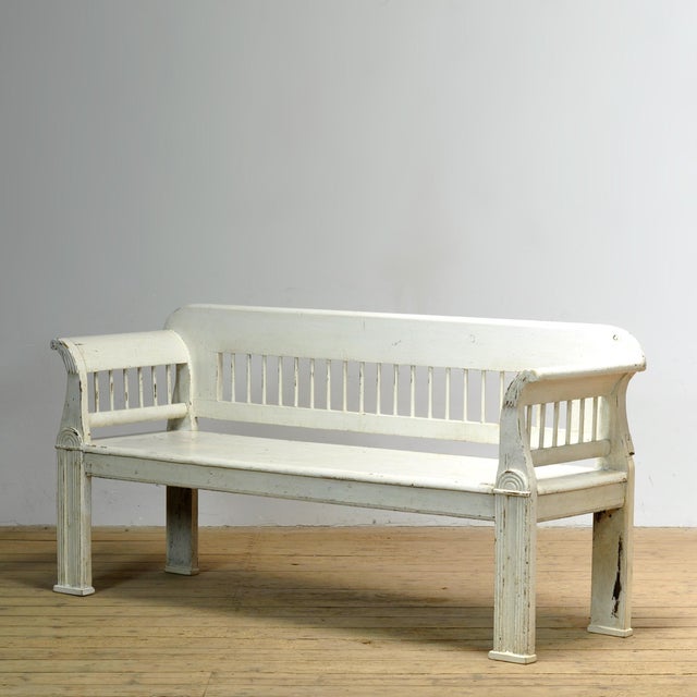 Antique Pine Bench, 1900s For Sale - Image 12 of 12