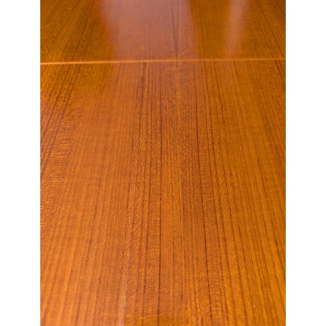 Edsby Edsbyverken 740 T Swedish MCM Teak Extendable Dining Table For Sale - Image 11 of 17
