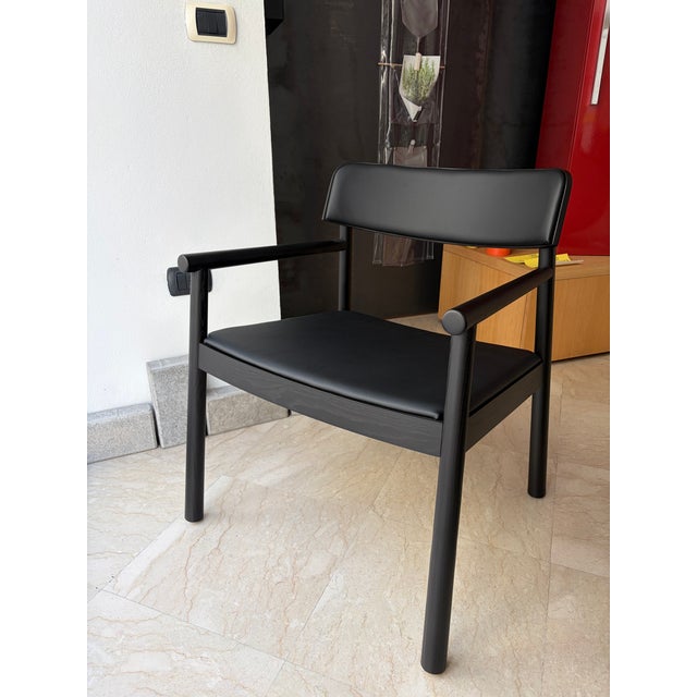Leather Timb Lounge Armchair from Normann Copenhagen, 2010s For Sale - Image 16 of 17