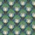 Morris & Co Tulip & Bird Wallpaper in Goblin Green & Raven - a Sample For Sale